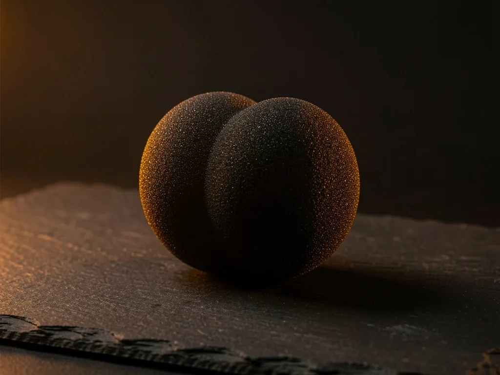 Peanut massage ball in dense foam