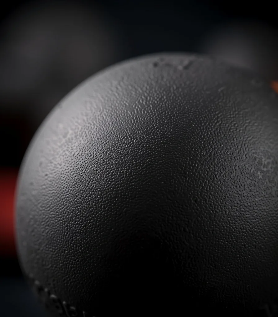 Massage ball material macro detail